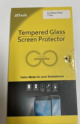 JETECH Protector Pantalla Cristal Templado para iPhone 8 plus iPhone 7 Plus�� Foto 1 de 4