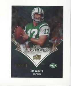 2008 Upper Deck Icons NFL Legends #LEG15 Joe Namath Jets /999 