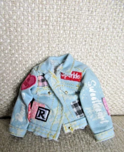 Abrigo Chaqueta Rainbow High Muñeca Kia Hart Denim Azul Sweetheart - Imagen 1 de 3