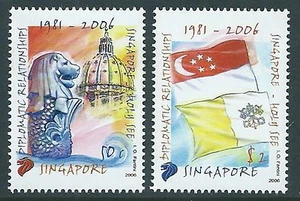 2006 SINGAPORE CONGIUNTA VATICANO MNH ** - ED - Foto 1 di 1