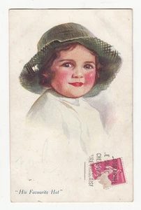 *** Enfant au chapeau *** Fantaisie _ 1925 - CPA 0513 - Picture 1 of 2