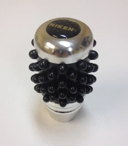 CARBON TOP MASSAGE ALUMINUM SILVER SPORT RACING GEAR SHIFT LEVER KNOB SK-5035S - Picture 1 of 4