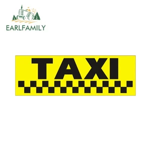 EARLFAMILY 5.1" Letrero de Taxi Calcomanías Coche Pared Moto Vinilo Parabrisas Pegatinas - Imagen 1 de 2
