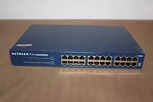 Netgear JFS524 24 Ports 10/100 Mbps Fast Ethernet Rack Mount Switch SCHNELLER VERSAND - Bild 1 von 5