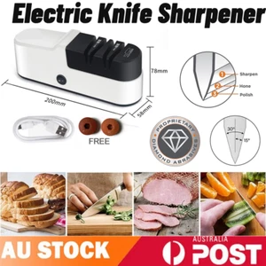 3Stage Multifunctional Automatic Professional Electric Knife Sharpener Wireless - Picture 1 of 12