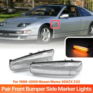 Guard Indicators Flasher Repeaters Lights For 1990-2000 Nissan Nismo 300ZX Z32 - Picture 1 of 6