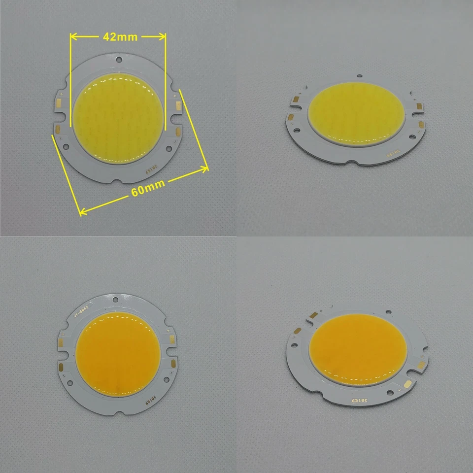 10W 20W 30W Warm Cold White 3000K 6000K Round COB LED Lamp Spot Light Bulb 60mm - Image 1 of 1