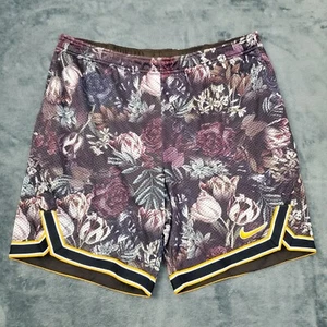 Nike Court Ace Flex Tennis Shorts Men's Large Dri-Fit Floral Pull AO0303-01 - Picture 1 of 7