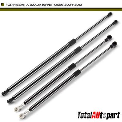 4 soportes de elevación de portón trasero y ventana para Nissan Armada Infiniti QX56 2004-2010 Foto 1 de 4
