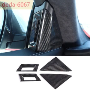 Carbon Fiber Front A Pillar Speaker Trim For Maserati Ghibli /Quattroporte 2014+ - Bild 1 von 11