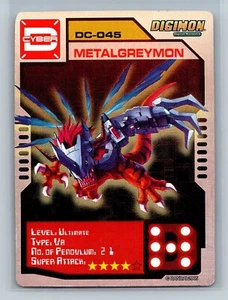 Digimon D-CYBER - Metalgreymon DC-045 - Card Bandai Digi Battle Pendulum - Picture 1 of 2