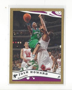 2005-06 Topps Gold #169 Josh Howard Mavericks /99 
