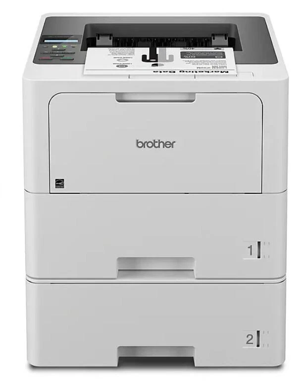 NEW Brother HL-L6210DWT Business Wireless Laser B&W Printer Dual Paper Trays - Image 1 of 1