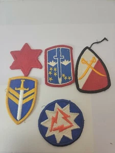 US ARMY patches lot of 5  - Picture 1 of 6