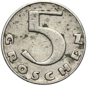 Austria-I. Republic coin-5 dimes 1936-RARE! - Picture 1 of 2