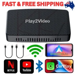 Wireless Carplay Auto Adapter For iPhone & Android With Netflix and Youtube - Picture 1 of 23