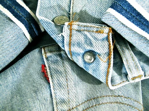 *HOT VTG 80's USA LEVI'S 501 SELVEDGE 6 DOTS LIGHT Denim Jeans 32x29 (Fit 29x29) - Picture 1 of 16
