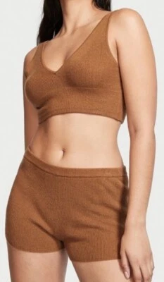 Victoria's Secret Cashmere Loungewear Pajama Set Extra Large Butterscotch - Image 1 of 4