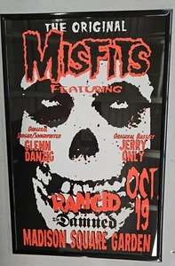 Misfits Framed Concert Poster, Madison Square Garden - Picture 1 of 2