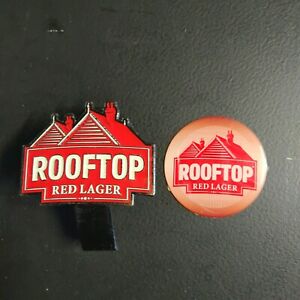 Rare. Matilda Bay Rooftop Red Lager Tap Badge and Sticker. Discontinued Brand.