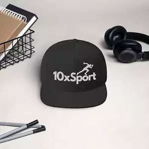 10xSport Snapback Hat | Classic Fit | Adjustable Snapback | Flat Brim & Structur - Picture 1 of 1