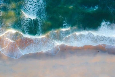 NEW BEAUTIFUL AERIAL BEACH POSTER PREMIUM WALL ART PRINT SIZE A5-A1 - Image 1 of 4