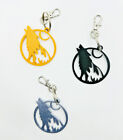 Howling Wolf Keyring Keychain Tag Charm Wolves Fan Wolverhampton Wanderers Gift