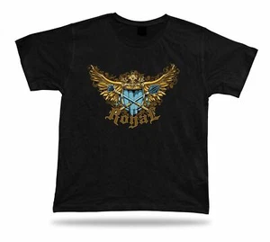 Royal Shield Wings Fighter Warrior Idee T-Shirt Tee modern stylisches Design - Bild 1 von 8