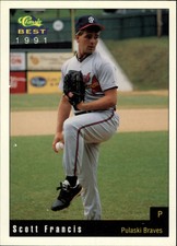 1991 Pulaski Braves Classic/Best #22 Scott Francis