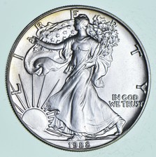 Better Date 1988 American Silver Eagle 1 Troy Oz .999 Fine Silver *346