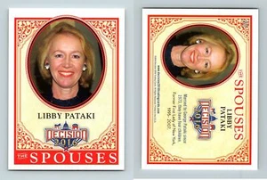 Libby Pataki #61 Decision 2016 The Spouses Trading Card - Picture 1 of 1