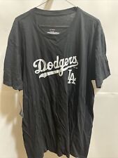 Los Angeles Dodgers Men’s Fanatics Shirt black logo