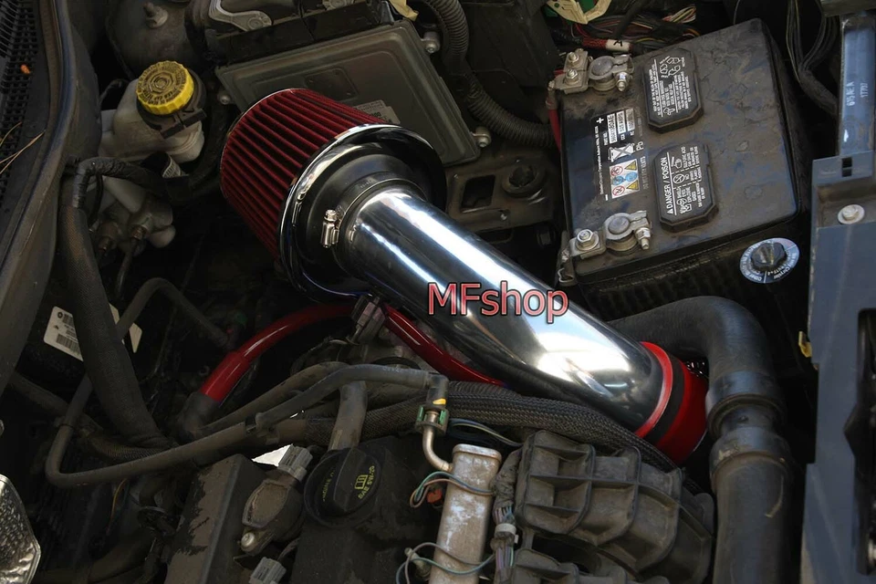 RED For 2007-2010 Jeep Compass Patriot 2.0L 2.4L L4 Air Intake Kit + Filter - Image 1 of 1