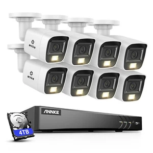 ANNKE 8MP 4K Überwachungskamera 8CH DVR IP67 Farbe Nachtsicht Videoüberwachung - Afbeelding 1 van 18