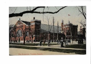 Postcard The Armouries, Toronto, Canada, Early 1900s, Street Scene - Picture 1 of 2