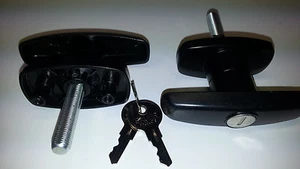 Glasstite T-Handle with Threaded Shaft and Locking Cam - Pair - Bild 1 von 2