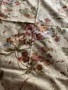 Beautiful Boussac of France Kenmill 1976 Screen Print Fabric 96" Unused - Picture 1 of 5