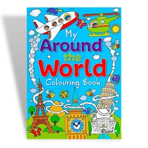 Kids Children Colouring Book Girls Boys Acitivity Book Fun Travel  Puzzle Games - Imagen 1 de 8