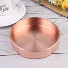  14 Cm Desktop Round Tray Copper Jewelry Plate Rose Gold Serving Accessories