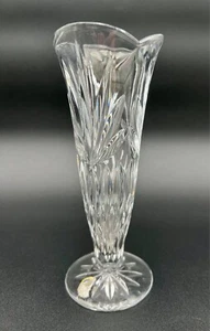 Jarrón Royal Irish Bohemian Crystal Bud - 6,75" Hecho en República Checa - Imagen 1 de 8