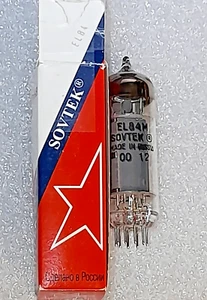 EL84 (6BQ5) Sovtek NOS triple post halo getter Vacuum Tube, B&K 747B  Tested - Picture 1 of 3