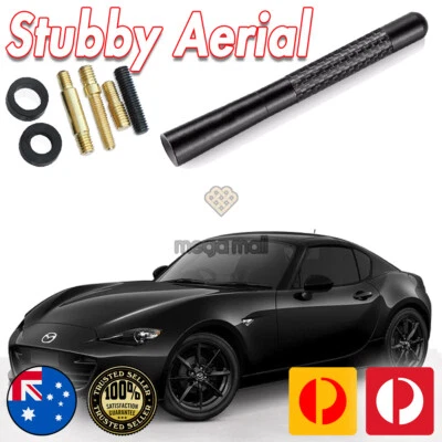 Antena / Antena Stubby Bee Sting para Mazda MX-5 Negro Carbono 12CM Foto 1 de 4