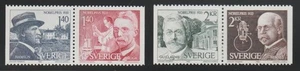 Schweden 1980 Sc # 1341-44 postfrisch OG - Bild 1 von 1