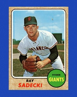1968 Topps Set-Break #494 Ray Sadecki como nuevo *GMCARDS* Foto 1 de 2