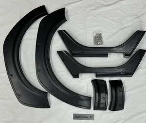 JDM Fender Over Arch Trim black ABS 6 Piece for DAIHATSU Hijet Truck S500P S510P - Picture 1 of 9