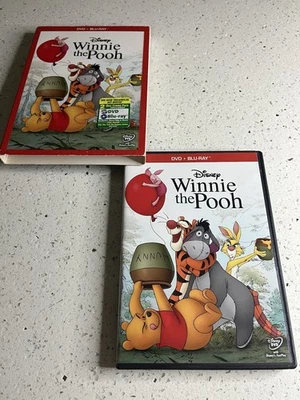 Winnie the Pooh 2011 Blu-ray DVD 2-Disc Set like new, disc is mint no scratches  - Image 1 of 4