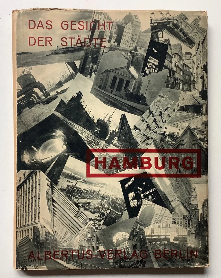 Hamburg 1927 - Das Gesicht der Städte - Fotobuch, Originalumschlag, Fotomontage - Bild 1 von 4