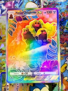 Alolan Dugtrio EX pocket app tcg full art Extradimensional Crisis Set - Picture 1 of 2