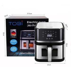 Friggitrice ad Aria Tobi 10 Litri con finestra di cottura visibile Potenza 2400W - Foto 1 di 5