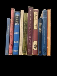 Folio Society Lot of 10 Books ~ VG–NF ~ Dumas, Shakespeare, Tudor Monarchs + - Picture 1 of 2